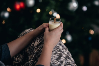 Cozy Eggnog By The Christmas Tree Cozy Eggnog By The Christmas Tree