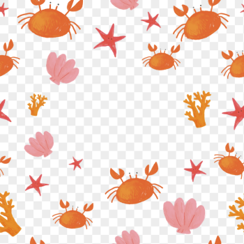  Crab frame png, doodle | Free PNG - rawpixel