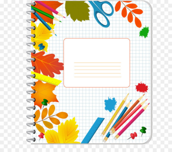 Crayon Drawing School Clip art - Notebook cover 