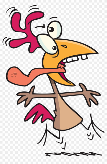 Crazy Chicken Clip Art