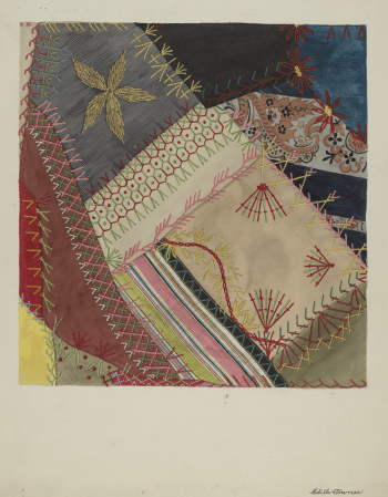 Crazy Quilt (ca. 1940) by Edith | Free Photo - rawpixel Crazy Quilt (ca. 1940) by Edith | Free Photo - rawpixel