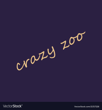 Crazy zoo vector image Crazy zoo vector image