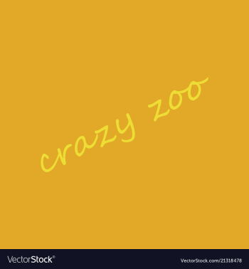 Crazy zoo vector image Crazy zoo vector image