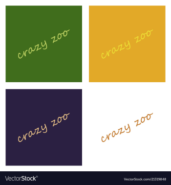Crazy zoo vector image Crazy zoo vector image
