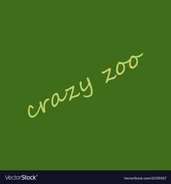 Crazy zoo vector image Crazy zoo vector image