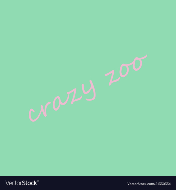 Crazy zoo vector image Crazy zoo vector image