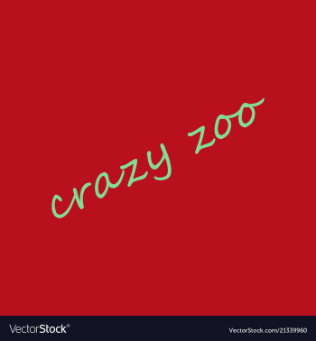 Crazy zoo vector image Crazy zoo vector image