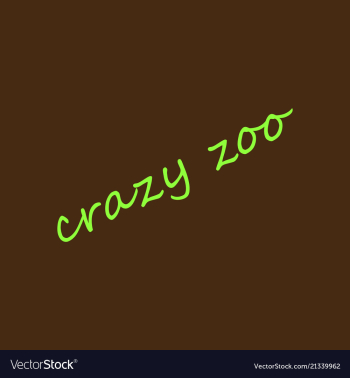 Crazy zoo vector image Crazy zoo vector image
