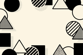 Cream 90&rsquo;s Memphis frame background | Free Photo - rawpixel