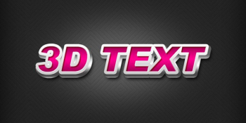 Create a 3D text effect in Photoshop Create a 3D text effect in Photoshop