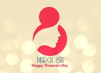 Creative 8th march happy women's day design Free Vector Creative 8th march happy women's day design Free Vector