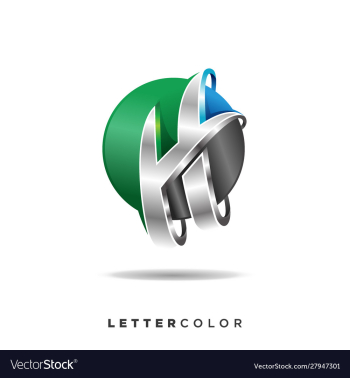 Creative abstract letter h logo design vector image Creative abstract letter h logo design vector image
