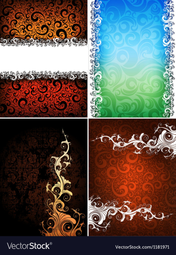 Creative backgrounds vector image Creative backgrounds vector image