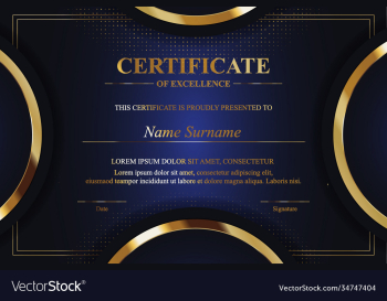 creative certificate appreciation award