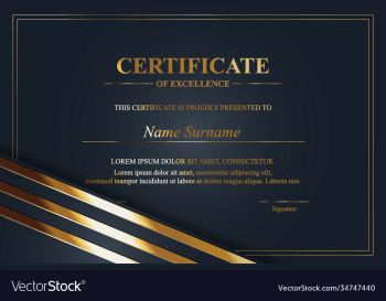 creative certificate appreciation award