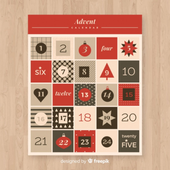 Creative christmas advent calendar design Creative christmas advent calendar design