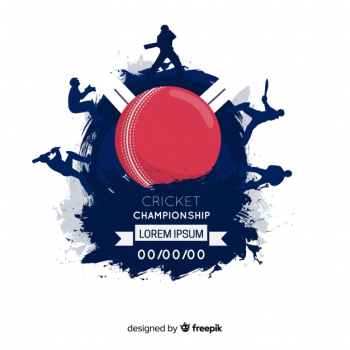 Creative cricket championship background Creative cricket championship background
