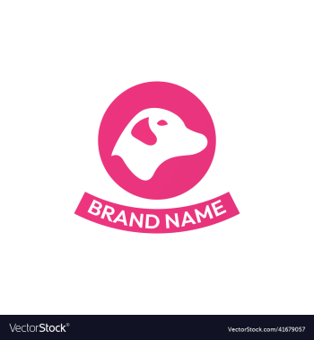 creative dog logo design template creative dog logo design template