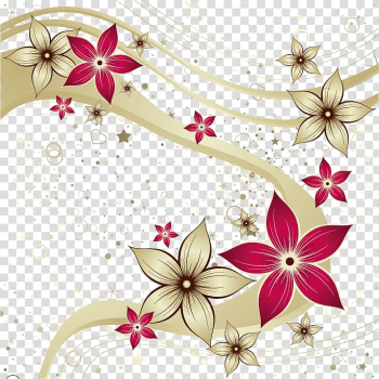 , Creative fashion flowers background transparent background PNG clipart