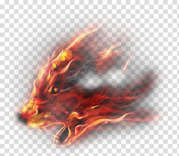 Creative fire wolf transparent background PNG clipart Creative fire wolf transparent background PNG clipart