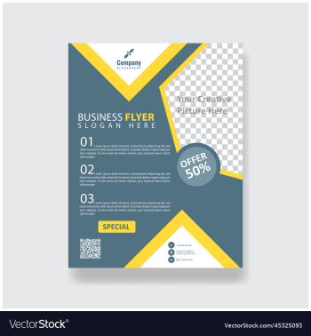 creative flyer design template