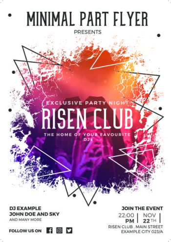 Creative flyer template Creative flyer template