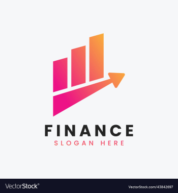 creative growth data finance logo design creative growth data finance logo design