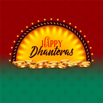 Creative happy dhanteras festival card greeting Free Vector Creative happy dhanteras festival card greeting Free Vector