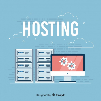 Creative hosting concept Creative hosting concept