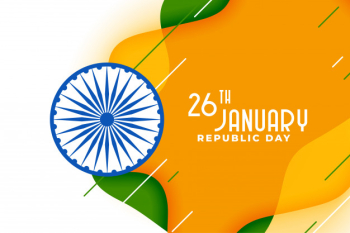 Creative indian flag design for republic day Free Vector Creative indian flag design for republic day Free Vector