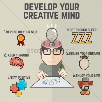 Creative mind infographic Creative mind infographic