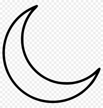 Crescent Moon Comments - White Crescent Moon Png