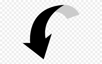 Crescent Vector Geometric - Arrow Symbol Png Clipart (#864298 ...