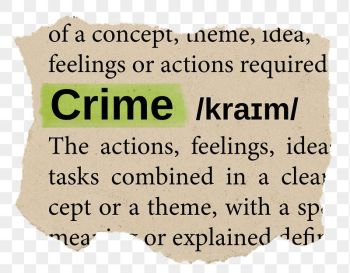 Crime png word sticker, torn | Free PNG - rawpixel Crime png word sticker, torn | Free PNG - rawpixel