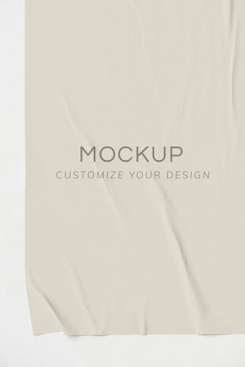 Crinkled paper mockup on the wall | Free PSD Mockup - rawpixel Crinkled paper mockup on the wall | Free PSD Mockup - rawpixel