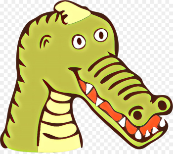 Crocodile, Crocodiles, Character, Yellow, Animal Figure PNG