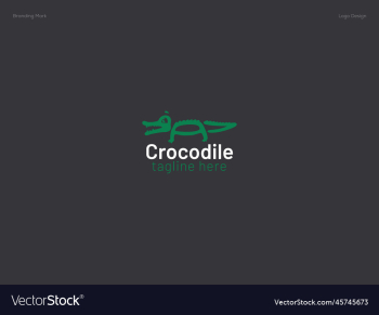 crocodile logo design - animal logo free