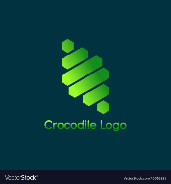 crocodile shape logo crocodile shape logo