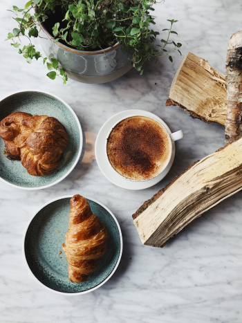 Croissants And Coffee Croissants And Coffee