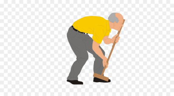 Croquet Sport Old age Clip art - Playing hockey grandfather 