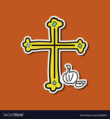 Crosses of christian religion set of divine vector image Crosses of christian religion set of divine vector image