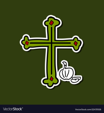 Crosses of christian religion set of divine vector image Crosses of christian religion set of divine vector image