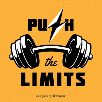 Crossfit motivational emblem flat style Free Vector Crossfit motivational emblem flat style Free Vector