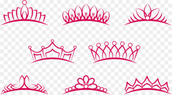 Crown Euclidean vector Tiara Princess - Pink Crown Crown Euclidean vector Tiara Princess - Pink Crown