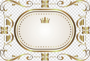 Crown Frame transparent background PNG clipart