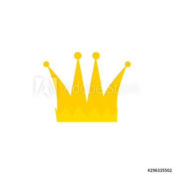 crown gold royal design