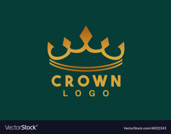 crown logo template icon