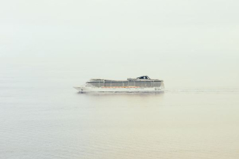 cruise ship on body of water cruise ship on body of water