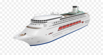 Cruise ship Ship model 3D computer graphics 3D modeling - Red giant ship 