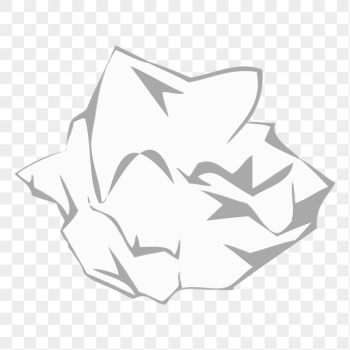 Crumpled paper png sticker, transparent | Free PNG - rawpixel